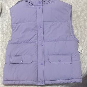 Free People Lavender Puffer Vest